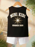 Mini Kidi Summer 2026 Sando & Shorts Set