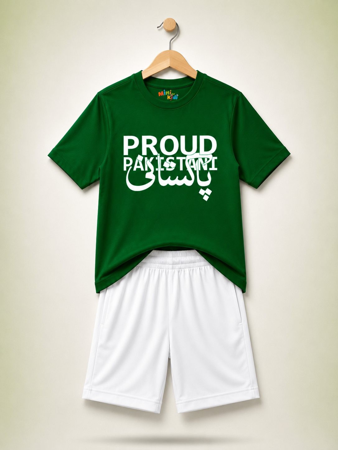 Proud Pakistani Kids T-Shirt & Shorts Set – MiniKidi ⭐