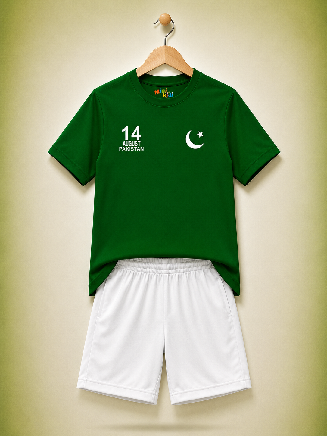 Pakistan Pride Shorts Set ⭐