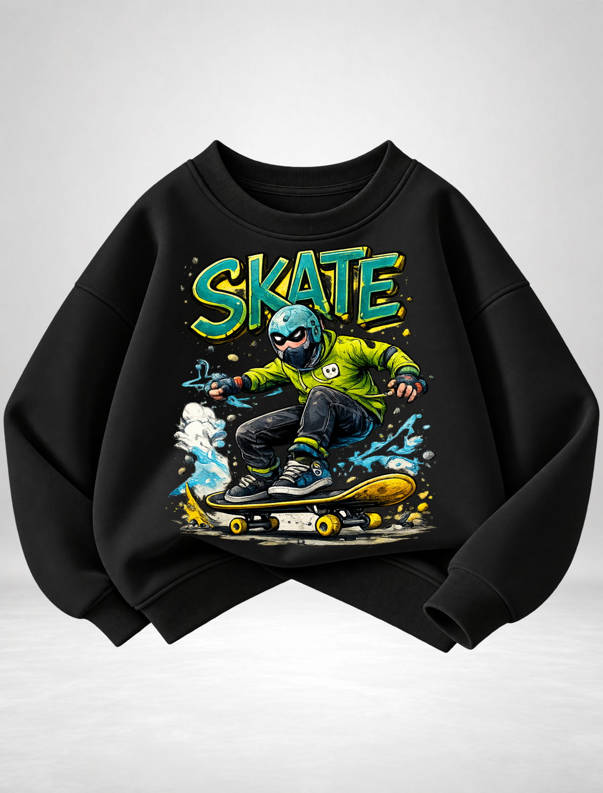 Skateboard Street Rider Kids Sweatshirt