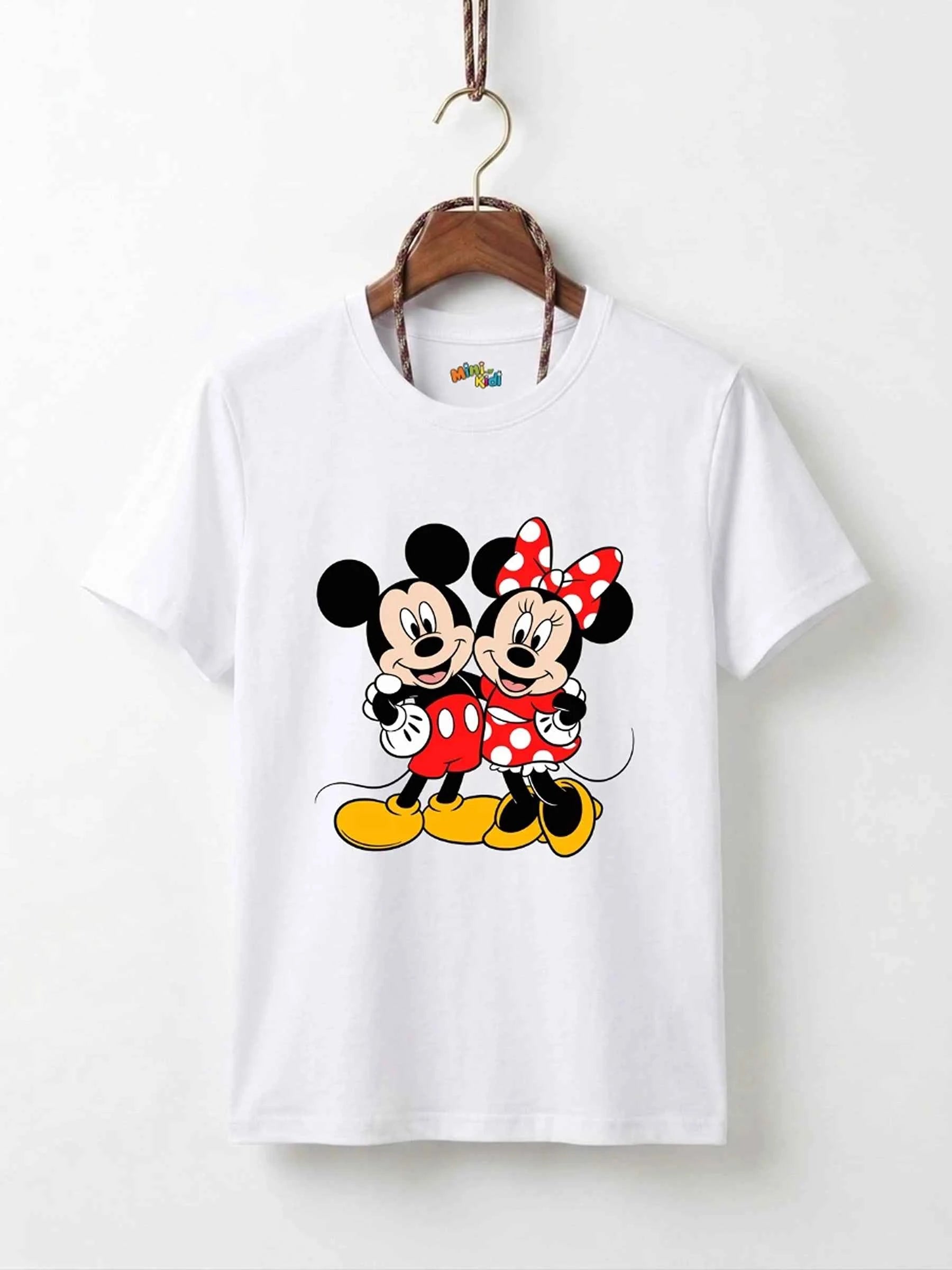 Mickey & Minnie "Fichas Cargadas" Cotton T-Shirt