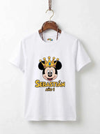 Mickey Mouse Crown Cotton T-Shirt