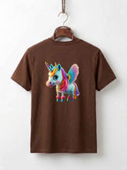 Girls Unicorn Pegasus Cotton T-Shirt