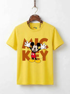 Mickey Mouse Joyful Cotton T-Shirt