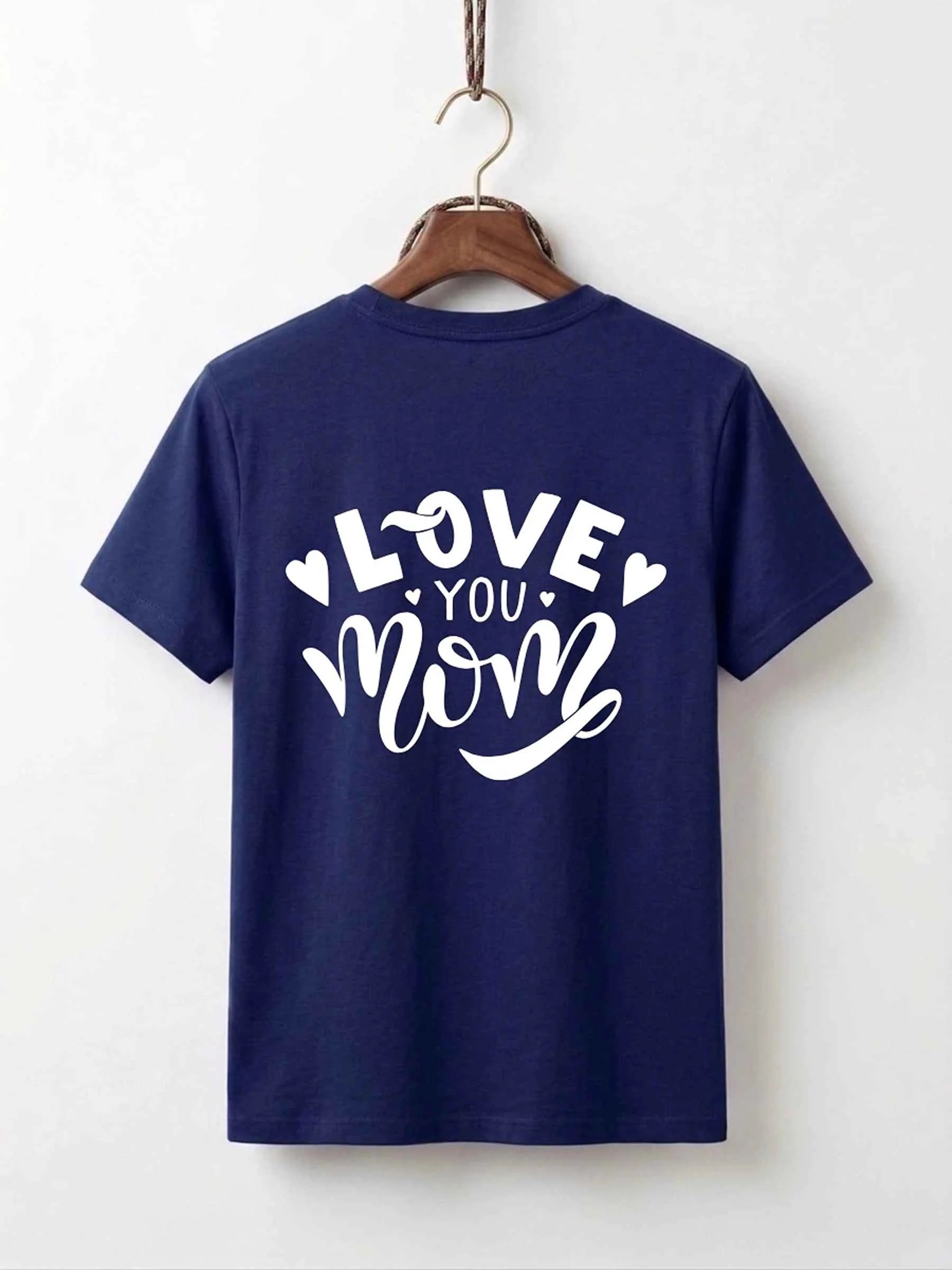 Love You Mom Cotton T-Shirt