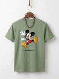 Mickey Mouse Playful Cotton T-Shirt
