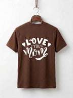 Love You Mom Cotton T-Shirt