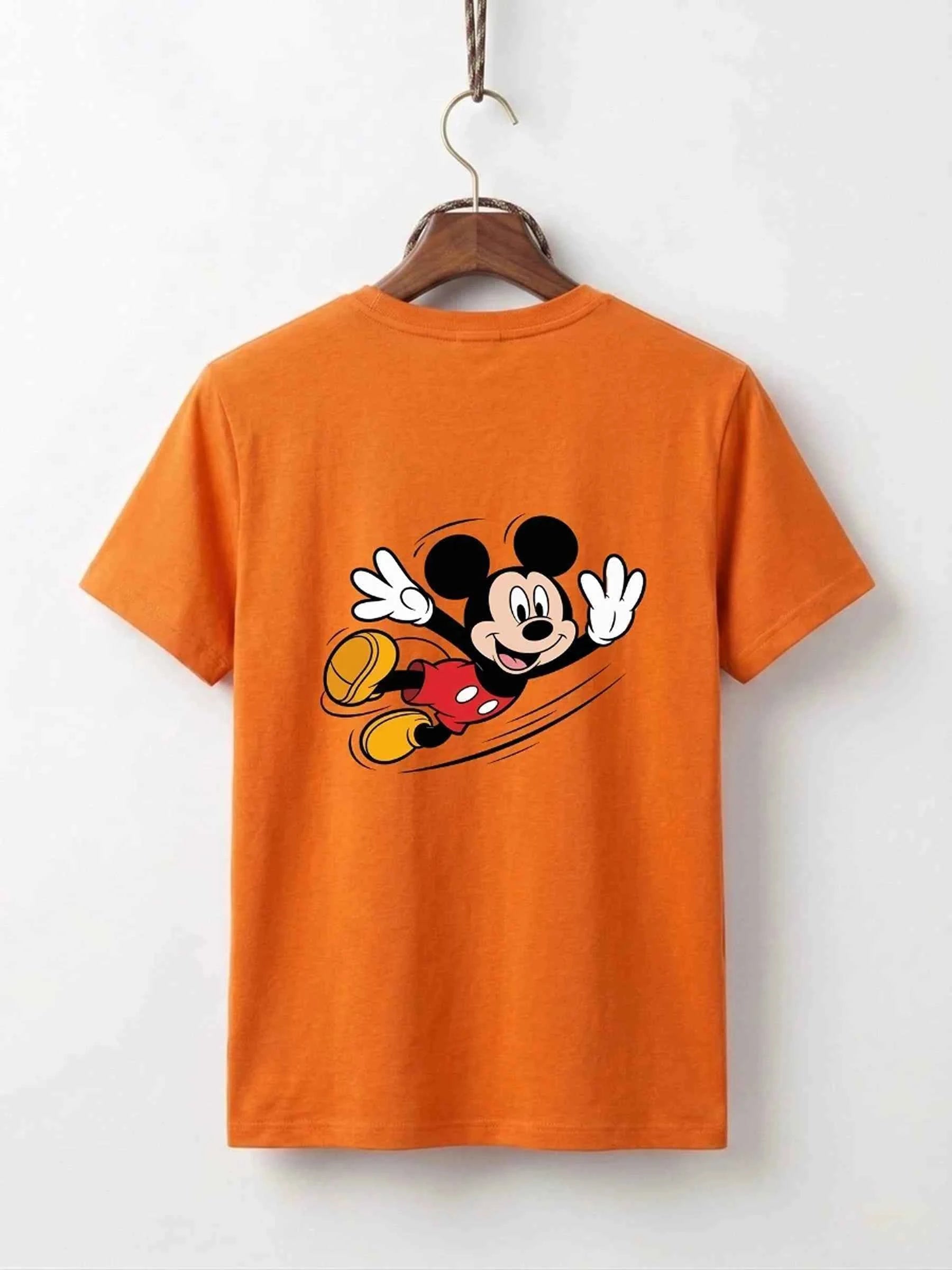 Mickey Mouse Crown Cotton T-Shirt