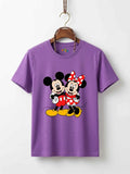 Mickey & Minnie "Fichas Cargadas" Cotton T-Shirt