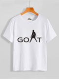 Ronaldo G.O.A.T Silhouette Cotton T-Shirt