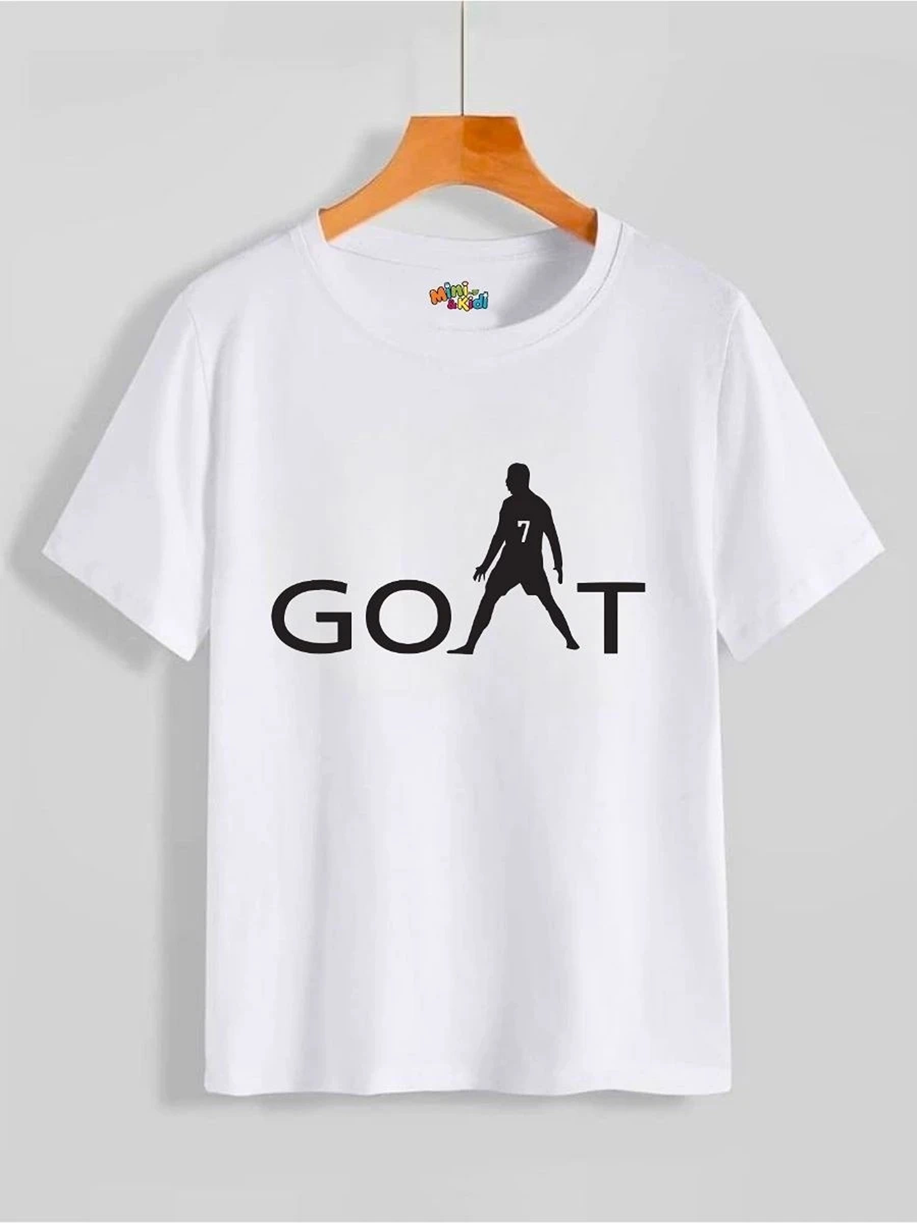 Ronaldo G.O.A.T Silhouette Cotton T-Shirt