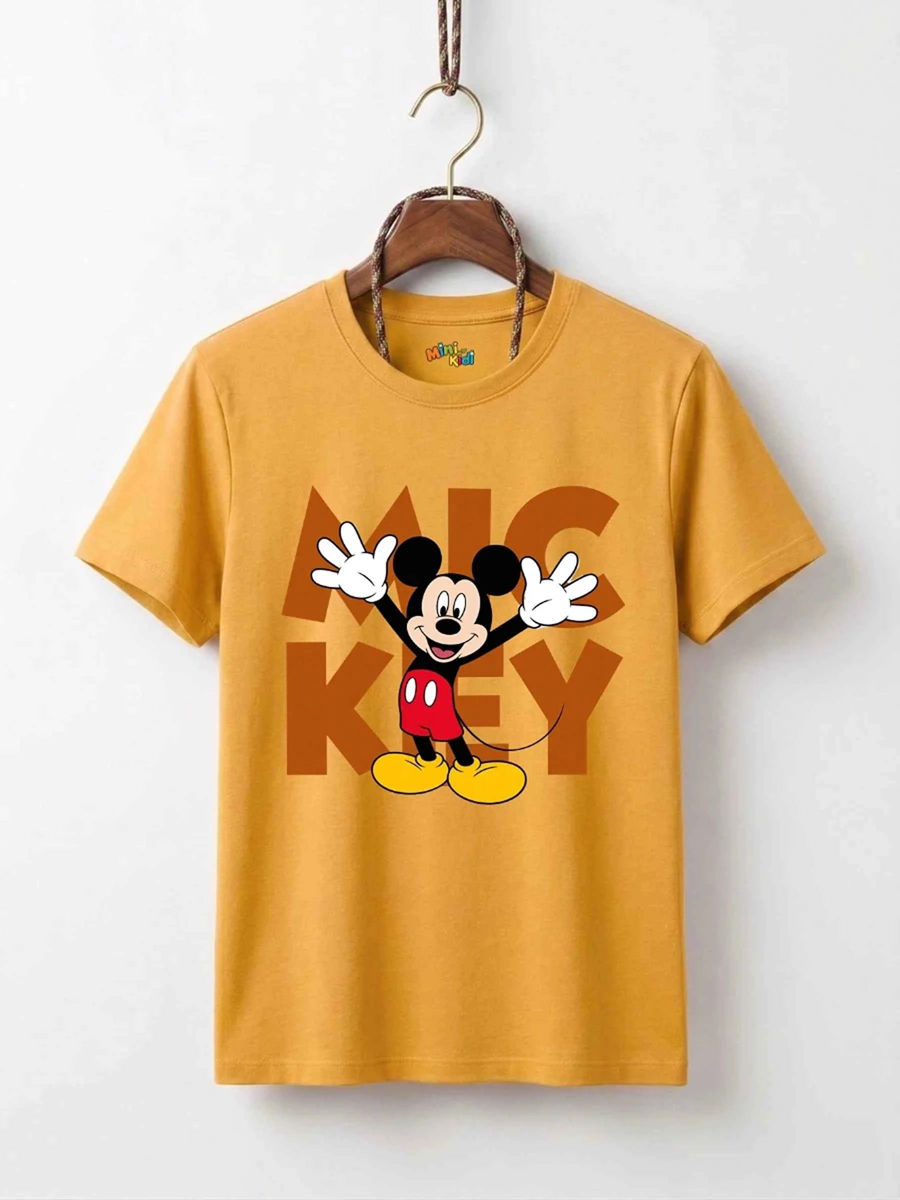 Mickey Mouse Joyful Cotton T-Shirt