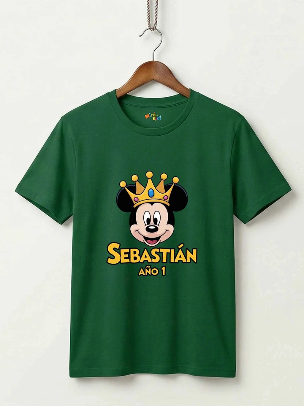 Mickey Mouse Crown Celebration Cotton T-Shirt