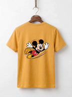 Mickey Mouse Crown Celebration Cotton T-Shirt