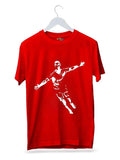 Ronaldo Celebration Stencil Cotton T-Shirt