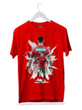 Cristiano Ronaldo Football Cotton T-Shirt
